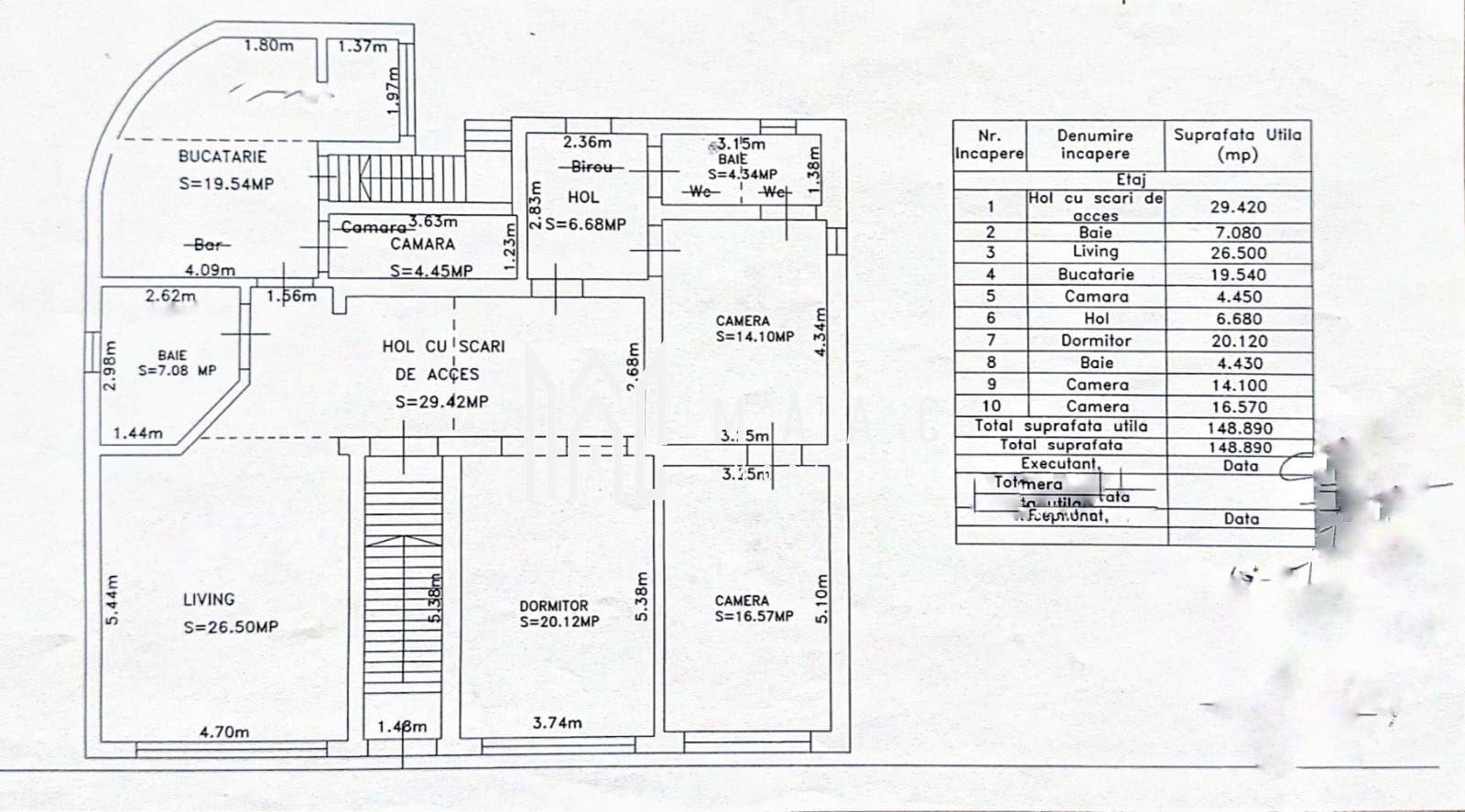 Casa de vanzare 2 apartamente separate garaj si curte zona piata Cluj - 1
