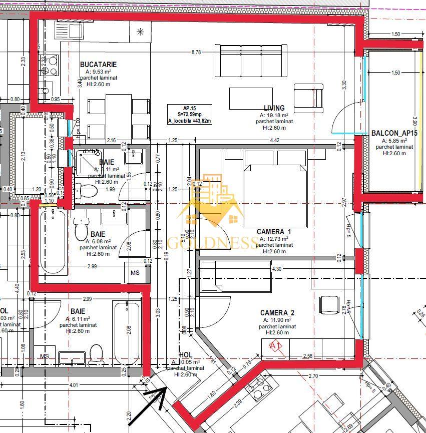 3 camere 80 mp| bloc nZeb 2026 | zona Centrala Horea Mihai Viteazu| - 5