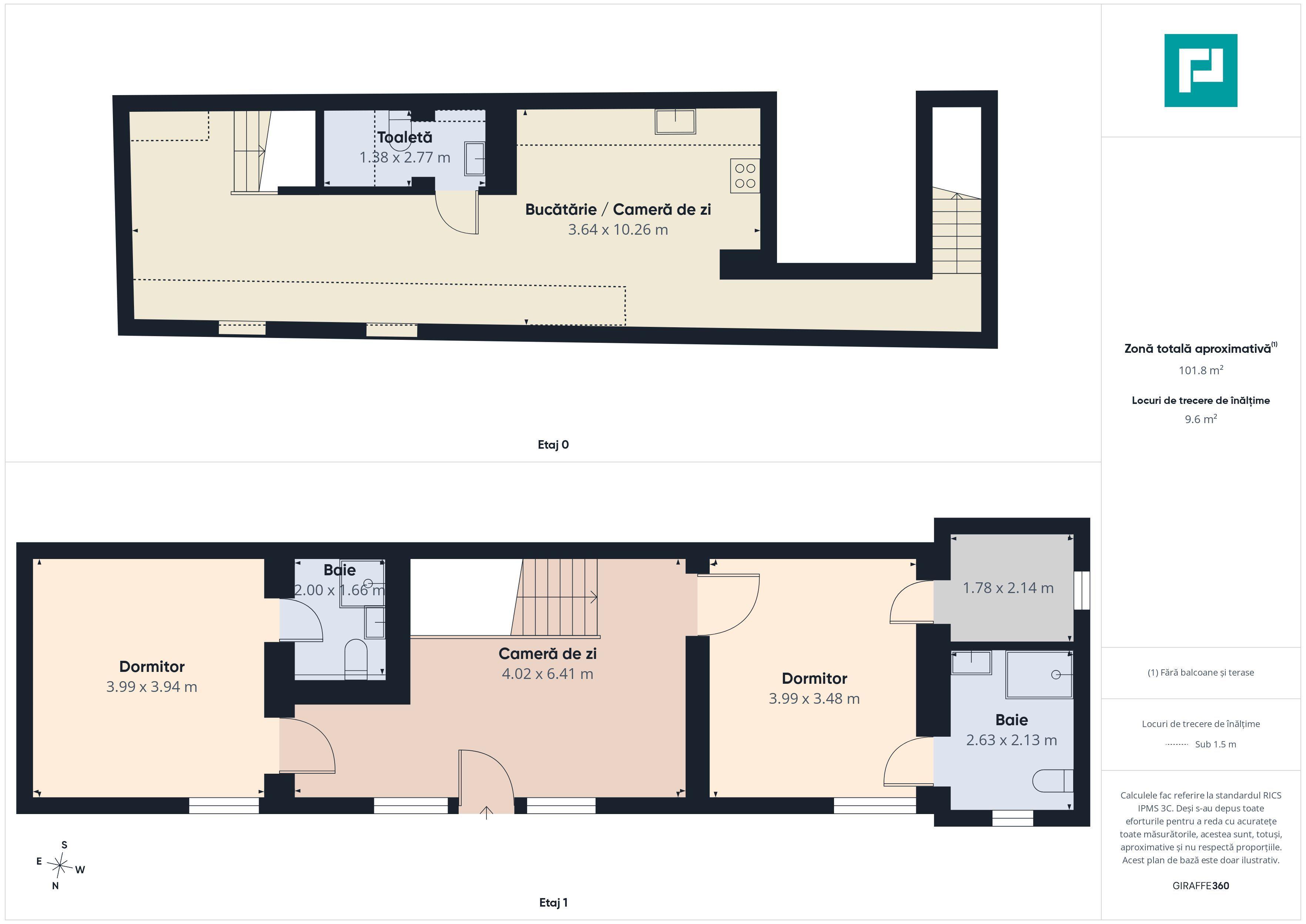Apartament spațios cu 3 camere, zona centrală - 8