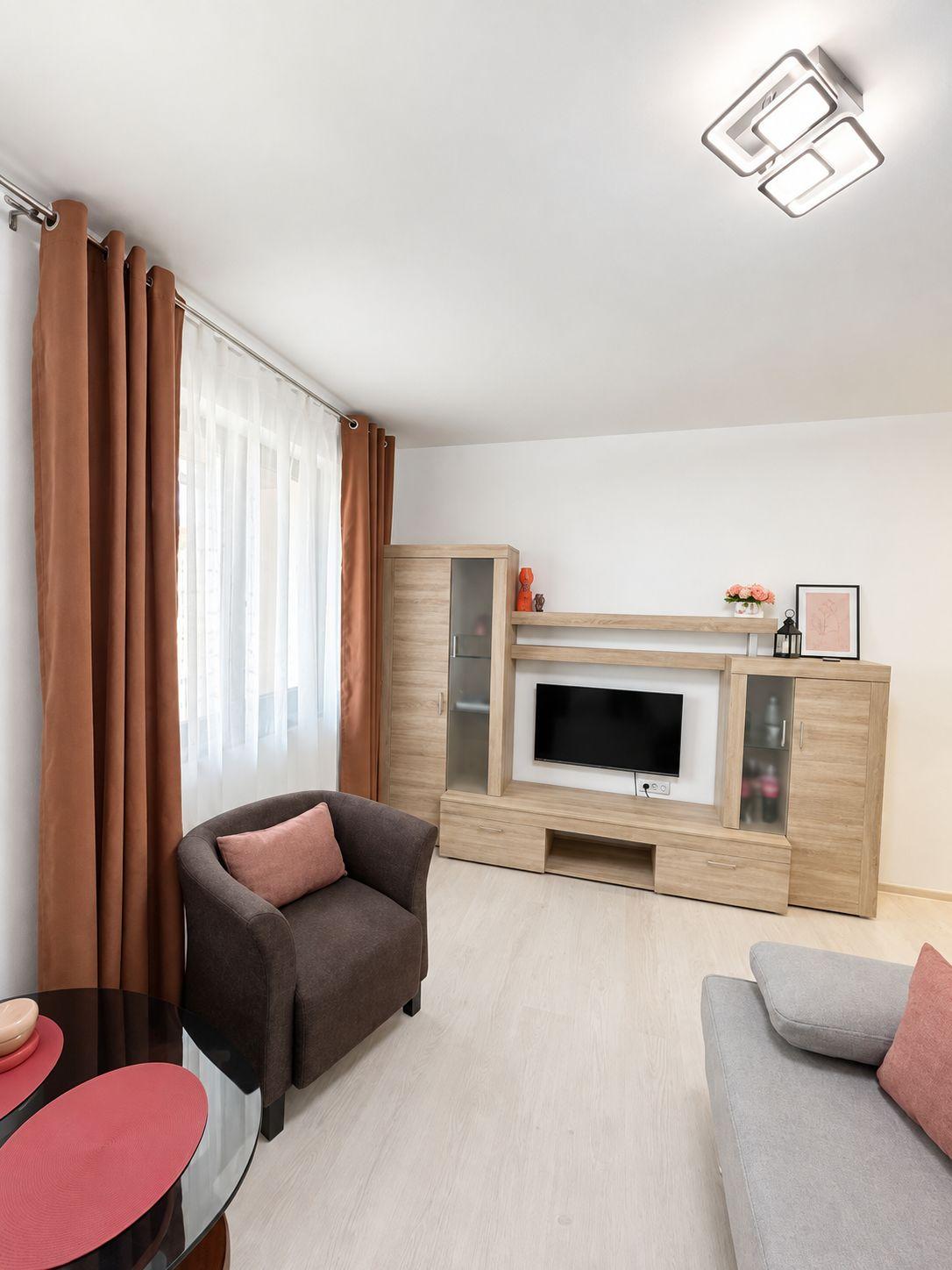 Apartament cu 1 cameră, mobilat și utilat, loc de parcare – Chișoda