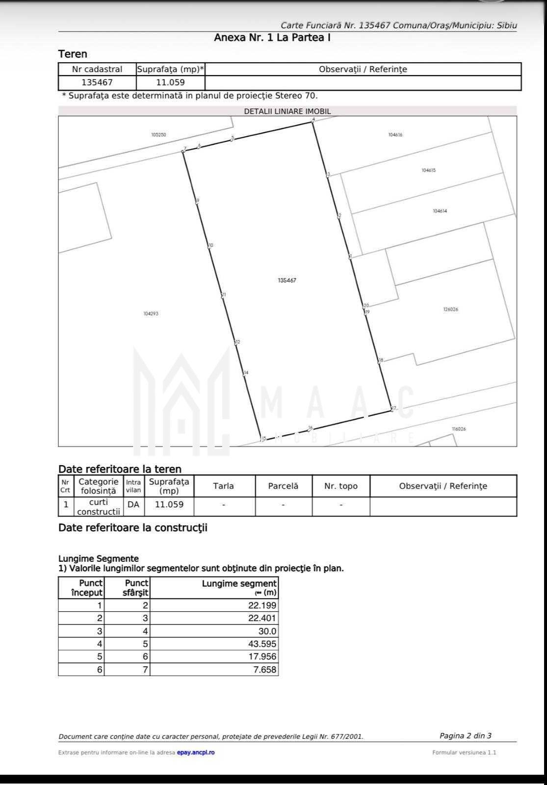 Teren intravilan de vânzare | Zona Industrială Vest, Sibiu | 11.000 mp - 1