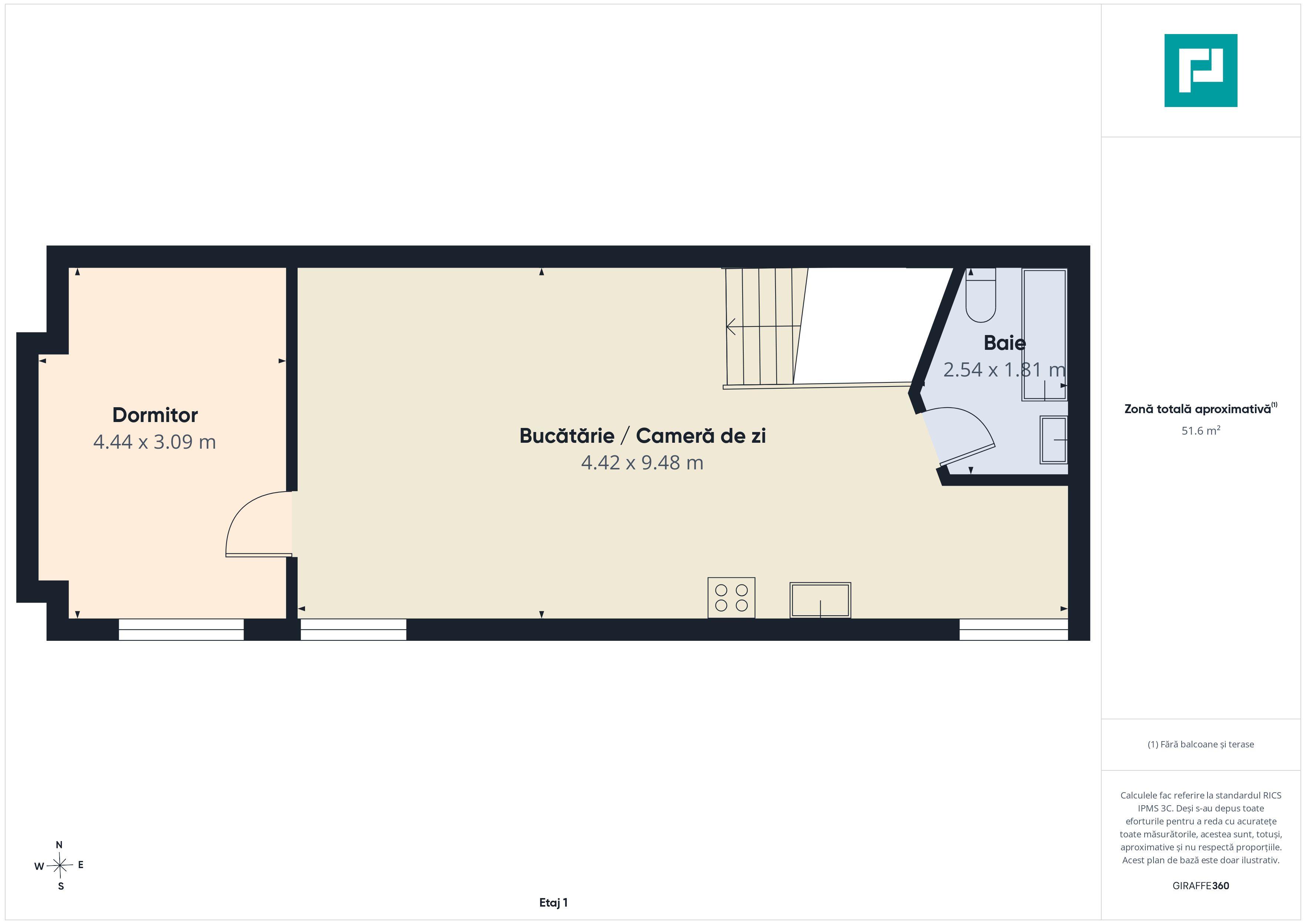 Apartament două camere Bulevardul Revoluției - 5