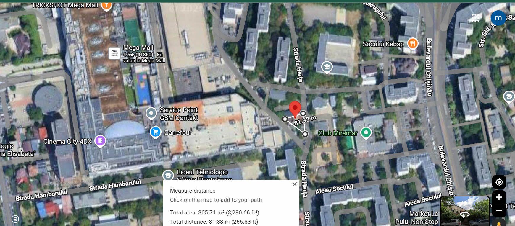 Teren Intravilan 255 mp lângă Mega Mall,Deschidere 30m la 2 străzi - 7