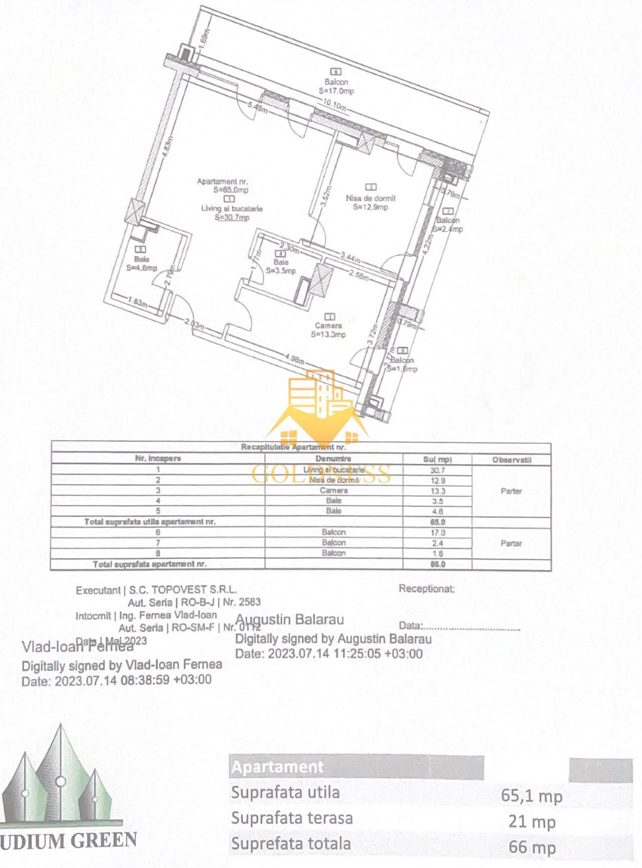 3 camere in cel mai notoriu bloc din Cluj | Wings Zorilor| Tereasa 21m - 6