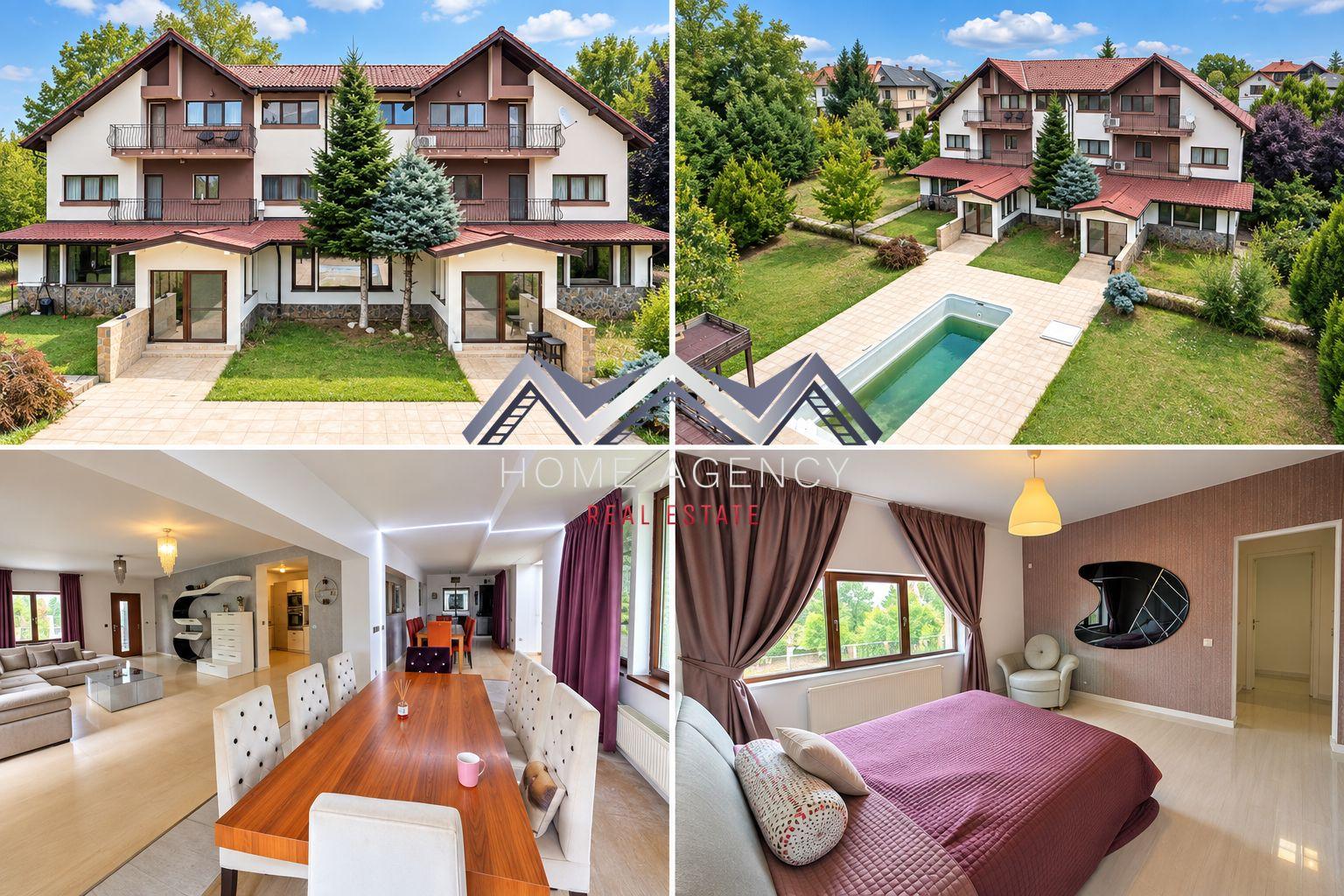 Domeniu privat în Corbeanca – 2 vile, 3.278 mp teren, piscină - 1