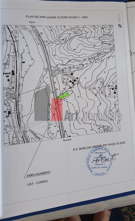 Teren de vanzare Breaza Cornu iesire la DN 1 - 4