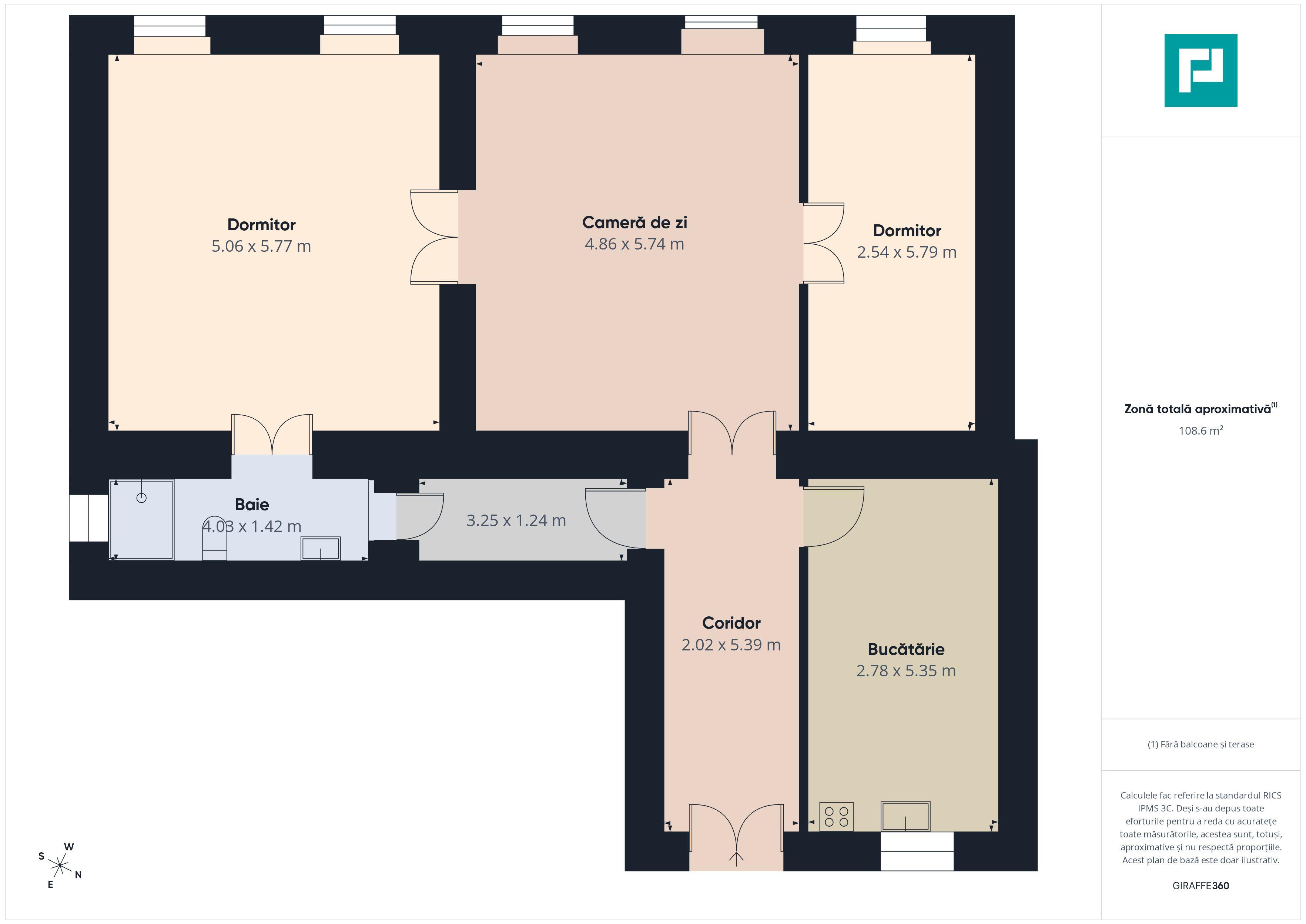 Apartament cu 3 camere Ultracentral - 2