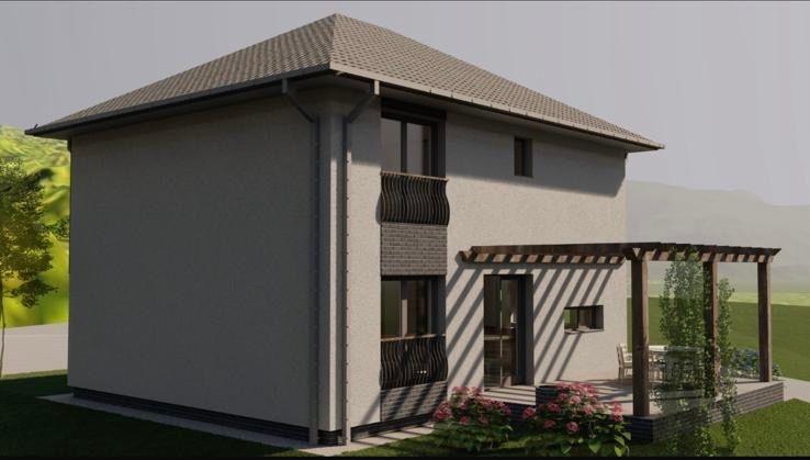 Casa individuala de vanzare, 5 camere, dressing, 3 bai, 600mp curte - 1