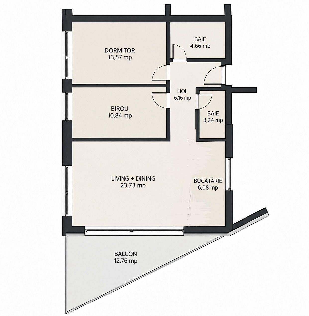 Apartament PREMIUM 3 camere, 2 bai, terasa, garaj, The Fold-Grigorescu - 33