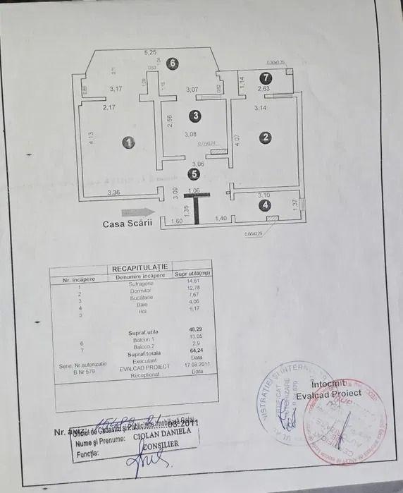 De vanzare apartament cu 2 camere, Micro 14, etaj 3, 69.000 euro - 7