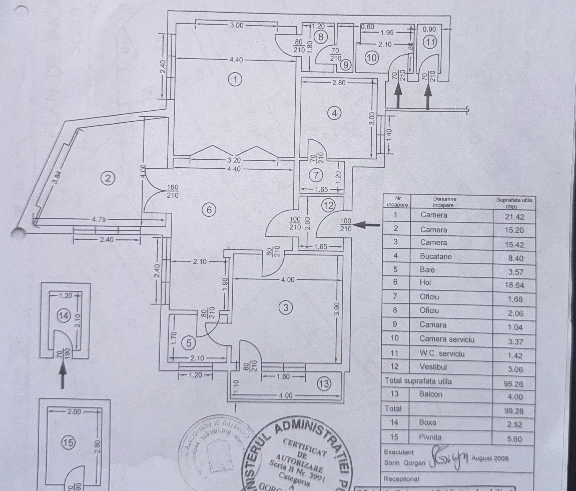 Apartament 4 Camere-Mantuleasa -100mp fără risc/fără urgenta - 11