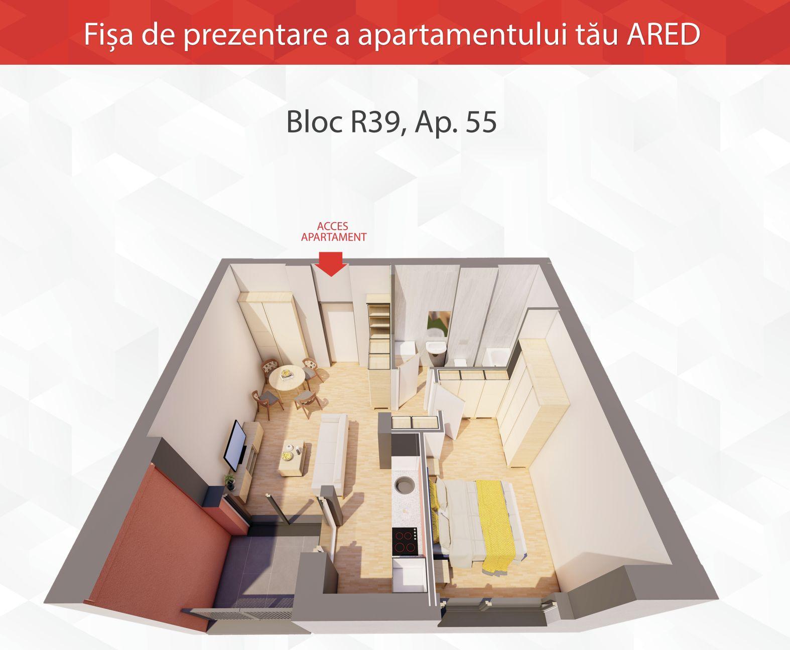 Apartament nou tip PENTHOUSE la ARED Comision 0 - 1