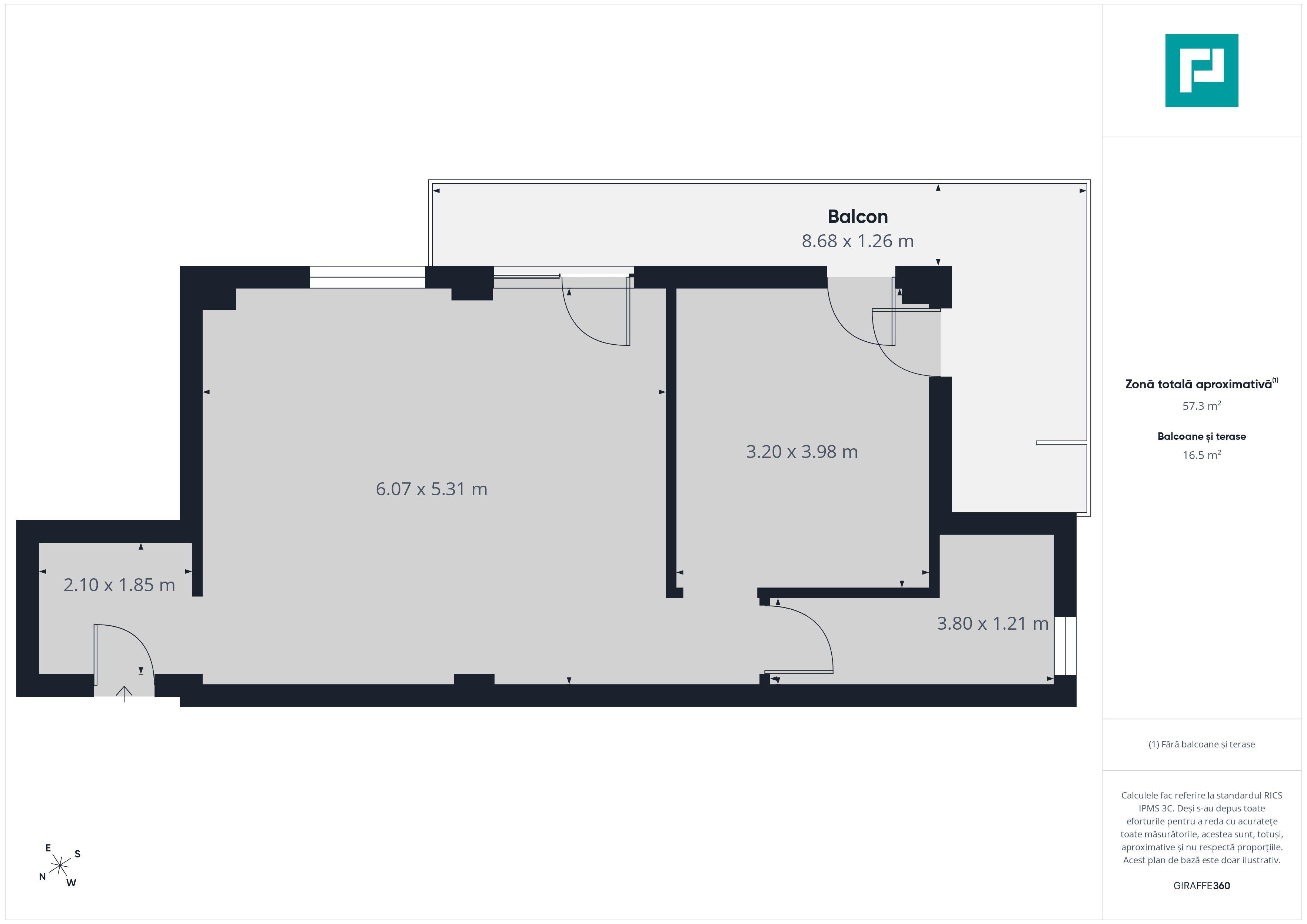 Apartament 2 camere,et 2, Iosia 56.52 mp - 7