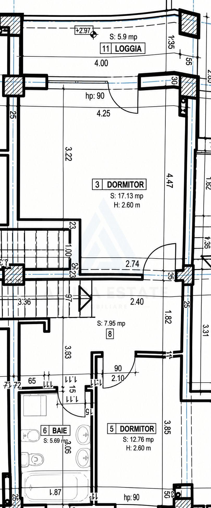 Apartament 3 camere 94 mp utili 2 bai 2 terase curte Calea Dumbravii - 20