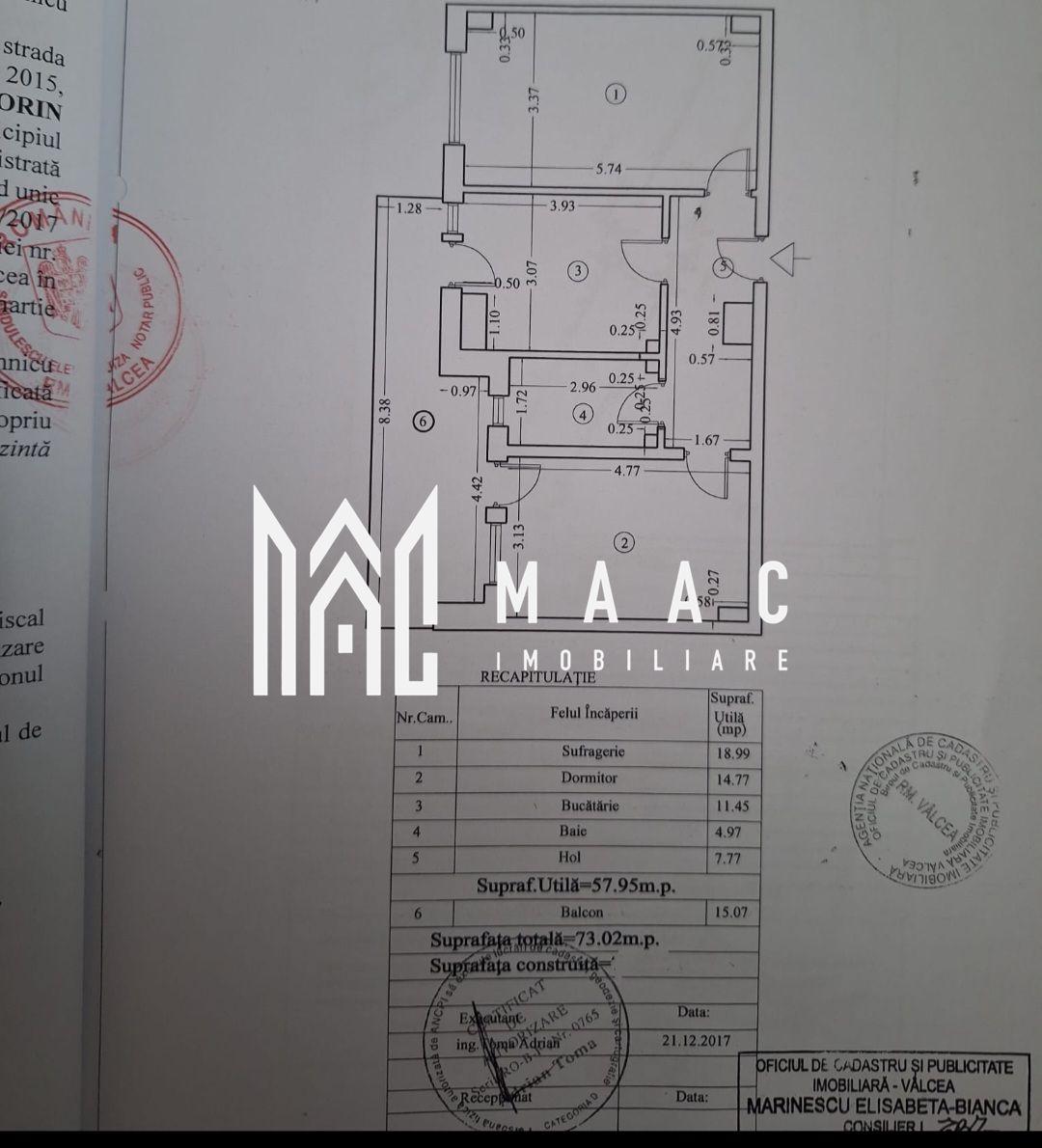 Apartament 2 camere de vânzare | Piața Simian, Râmnicu Vâlcea - 9