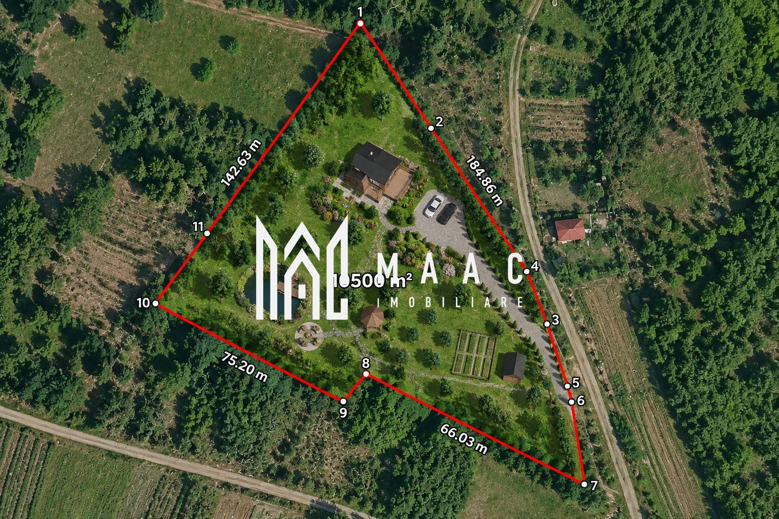 Teren 10500MPU I Daia I Acces 2 drumuri I Ideal Construcții I Cabana - 1