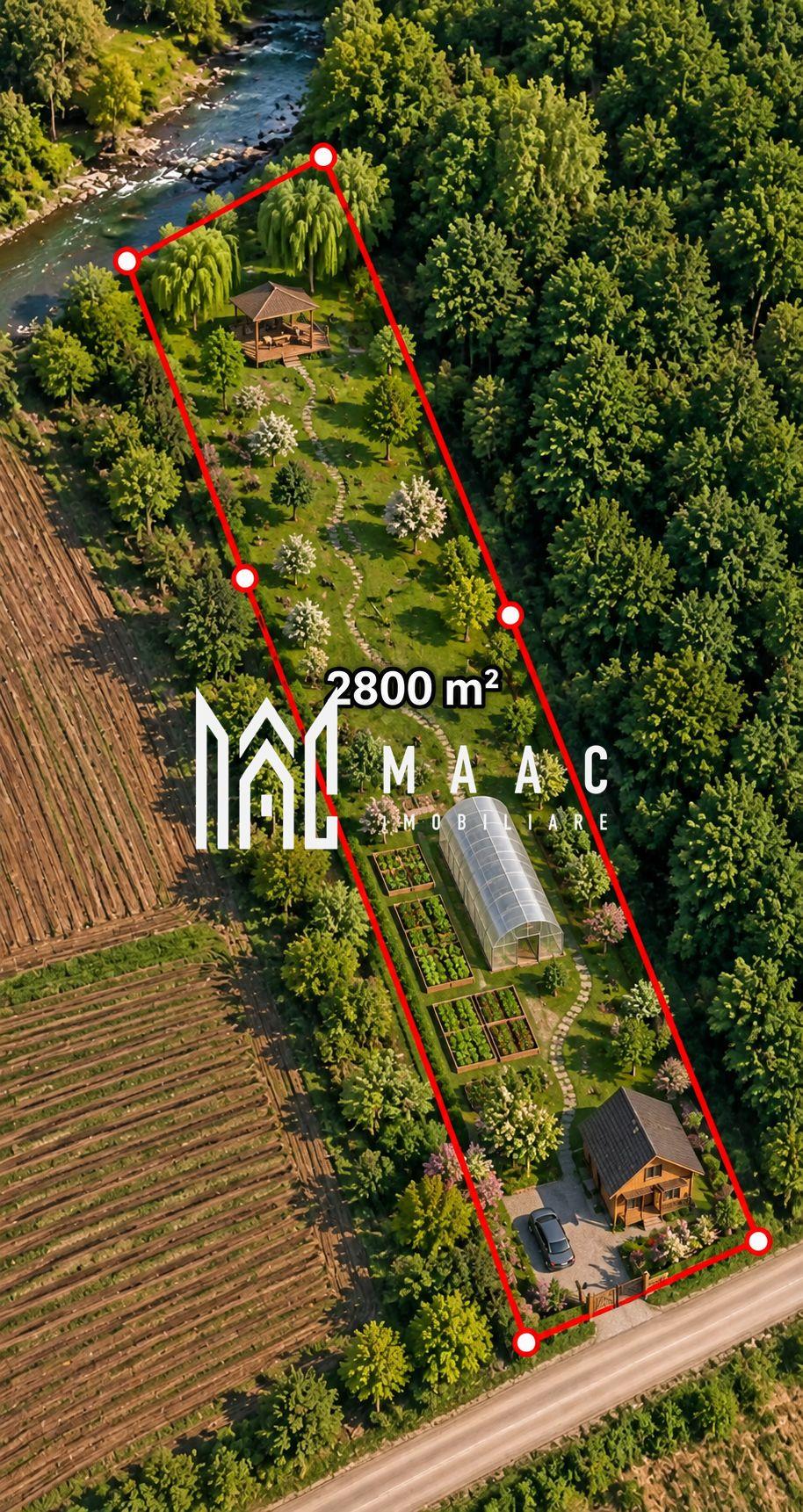Teren 2800MPU I Acces Rău Hartibaci I Ideal Arabil, Cabana I Daia - 2