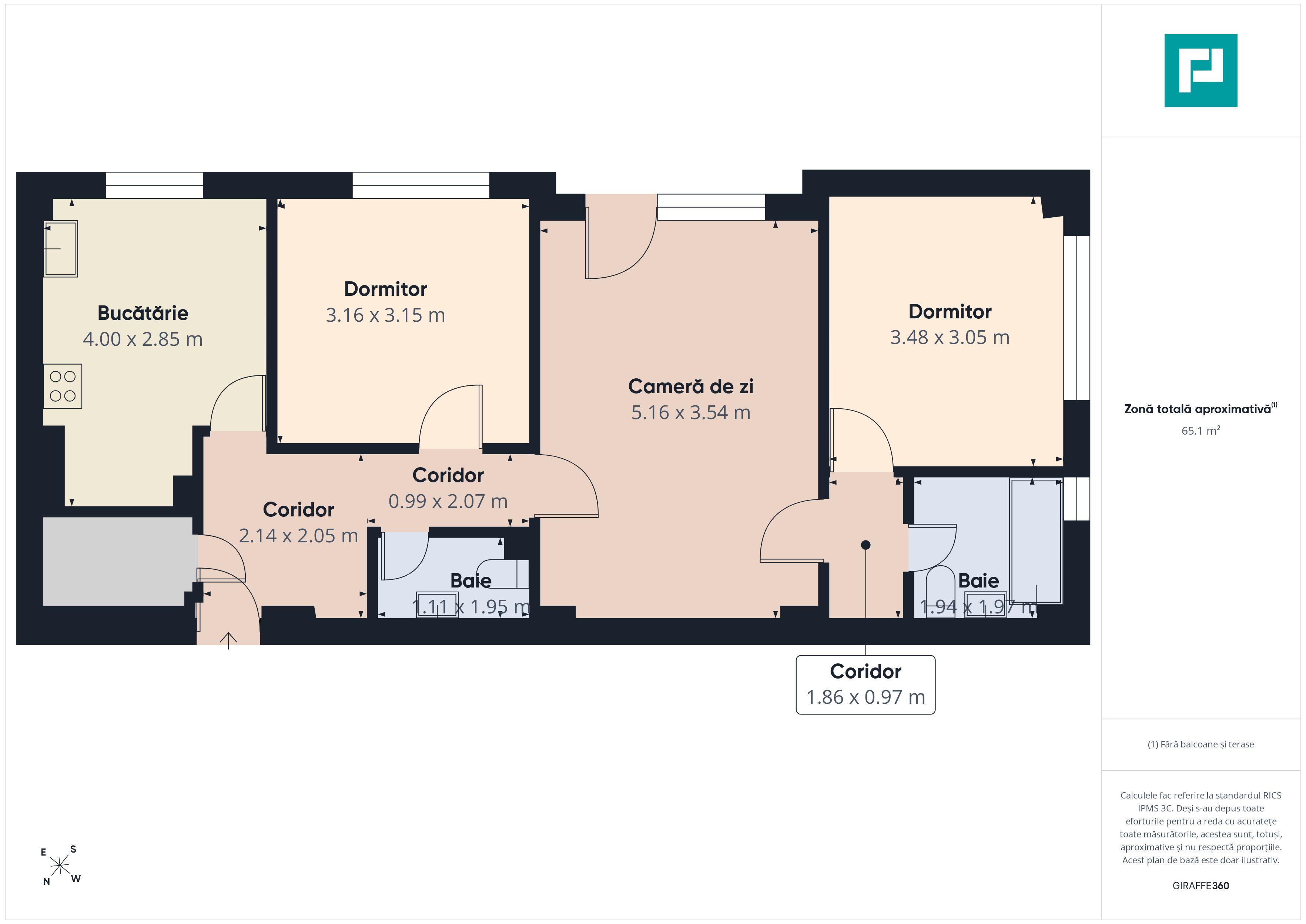 Apartament cu 3 camere, în orașul Sebiș, Arad - 6