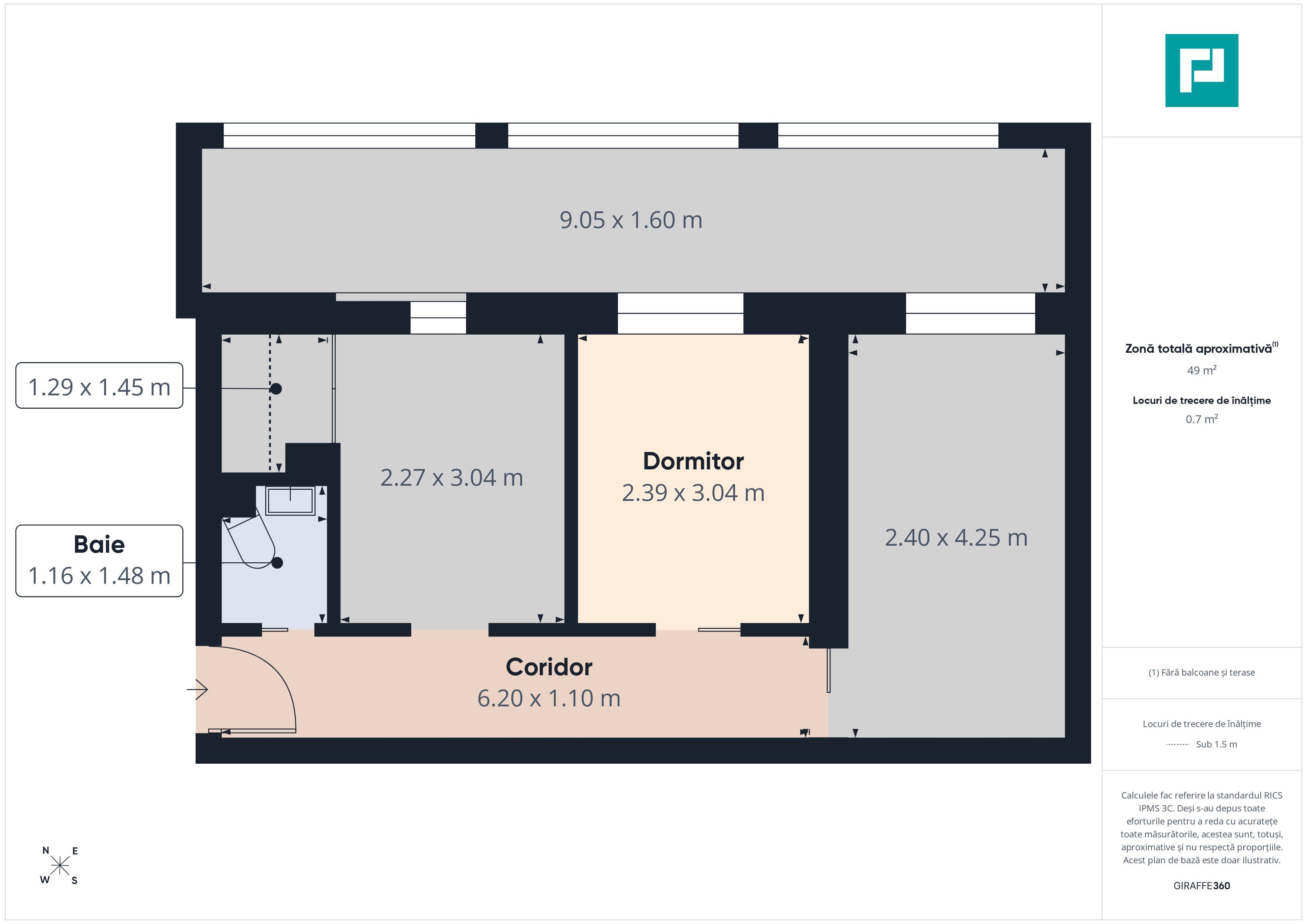 Apartament 3 camere | 49 mp | Sector 5 - 8