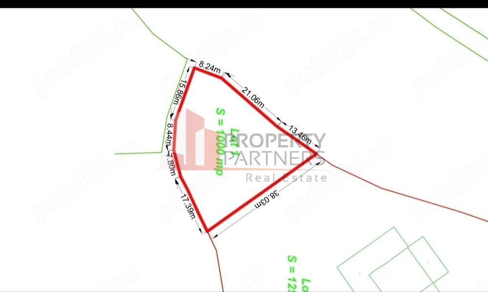 Teren intravilan 1.000 mp în Bran–Sohodol, vedere la munți Bucegi - 6