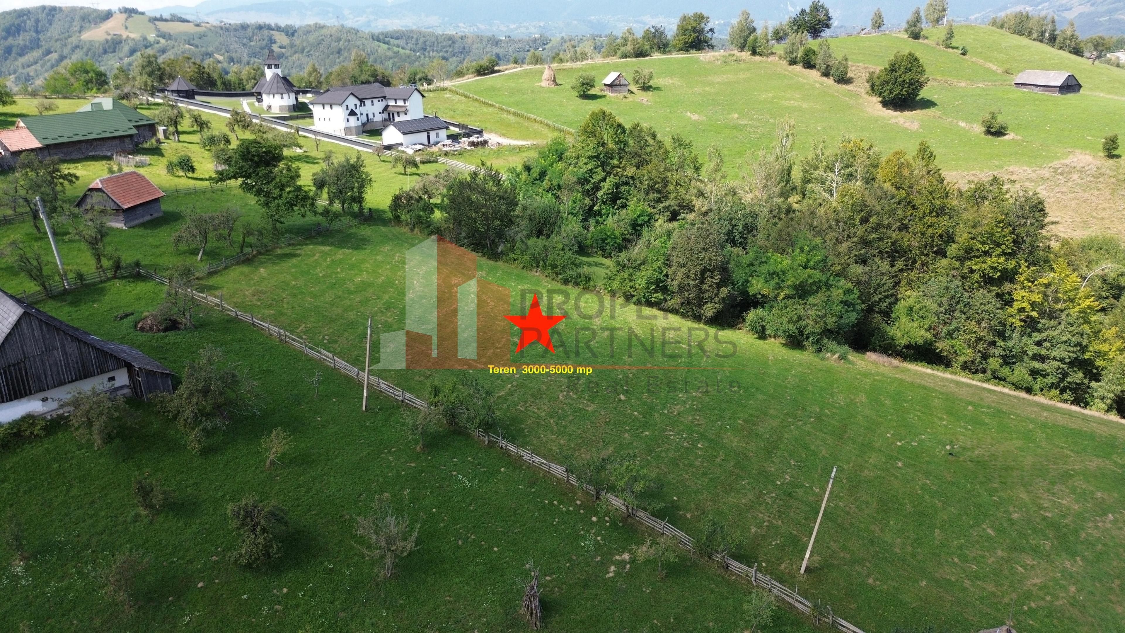 Teren intravilan 3.000–5.000 mp, priveliște panoramică – Bran–Șimon - 4