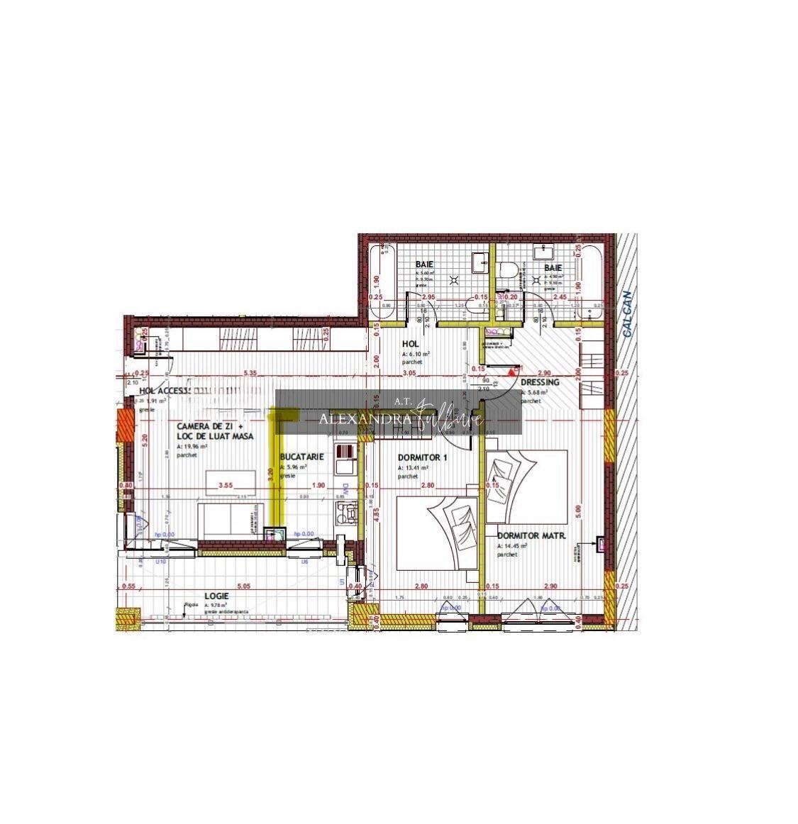 Apartament semifinisat 4 camere I Strada Tineretului I Floresti - 2