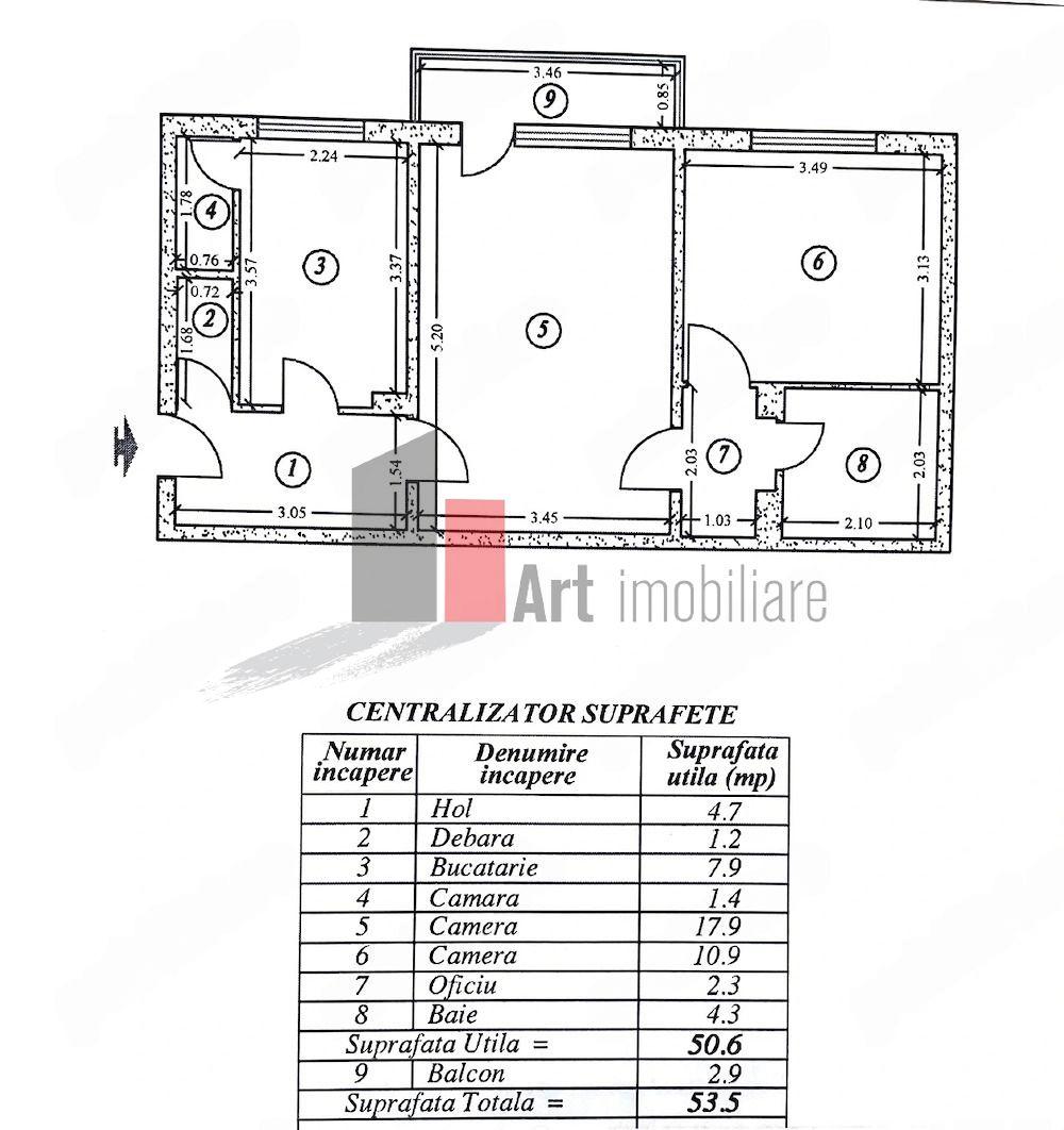 Vânzare apartament 2 camere Grădiștea - 4