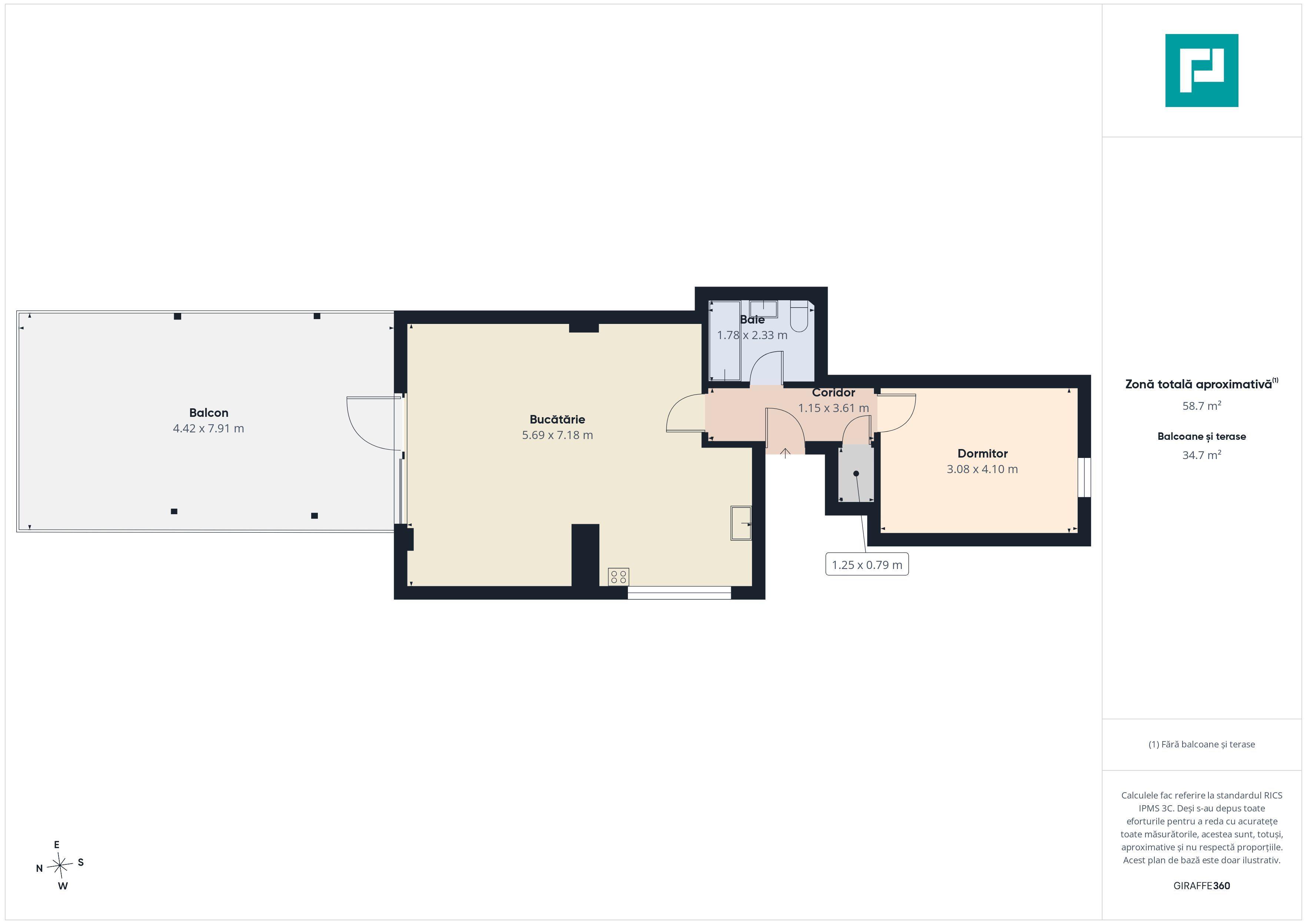 Apartament 2 camere – Bloc nou | Terasă 35 mp | - 10