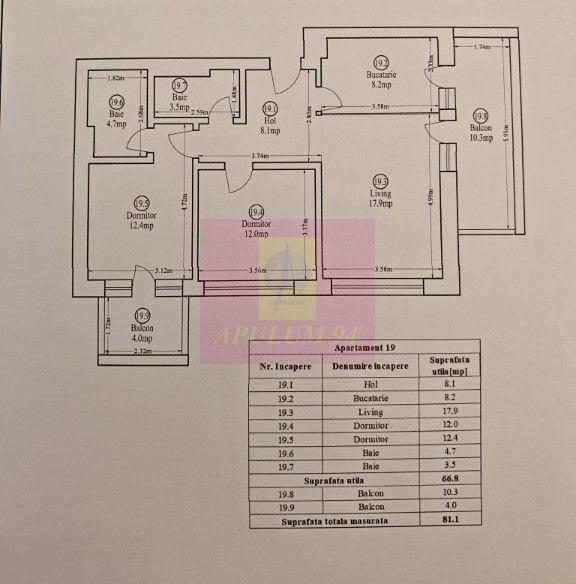Apartament 3camere in Astorium- piscina privata, Theodor Pallady - 18