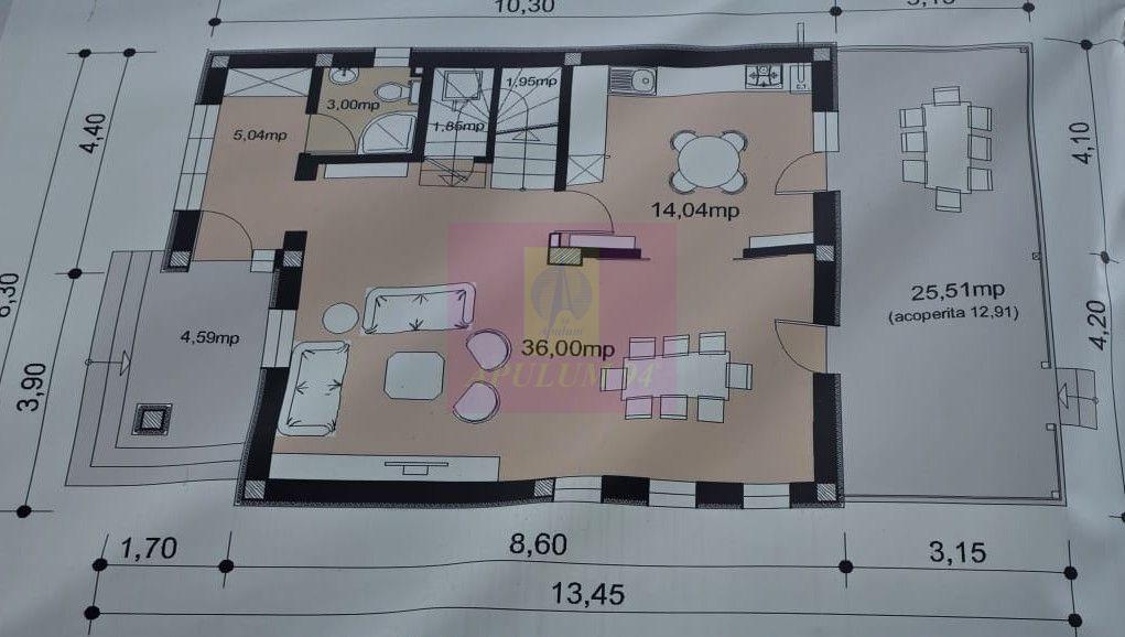 Vila cu 4 camere de vanzare in Brebu - 7