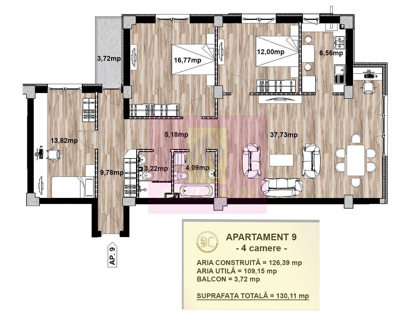 Apartament NOU cu 4 camere de vanzare in Campina - 2