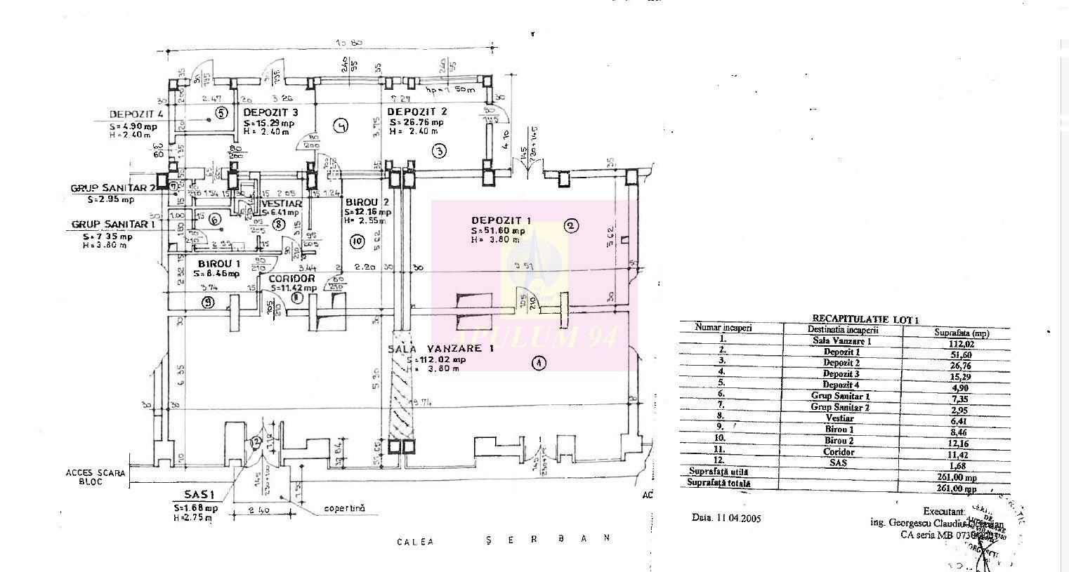 Spatiu comercial Calea Serban Voda, 261 mp, vitrina 20ml, stradal - 10