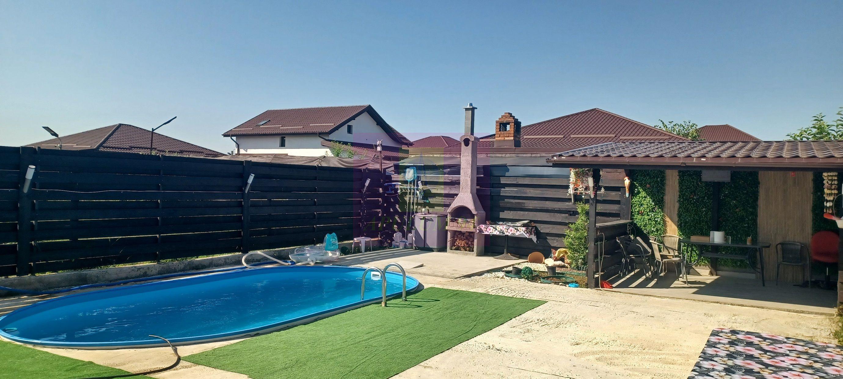 Casă nouă Săbăreni, terasă, piscină, foișor, barbeque, curte 440 mp - 6