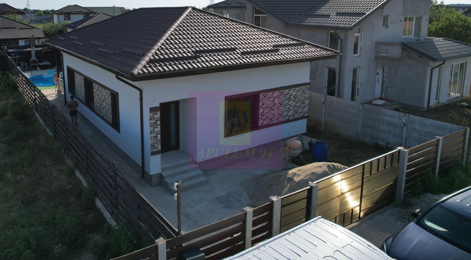Casă nouă Săbăreni, terasă, piscină, foișor, barbeque, curte 440 mp - 16