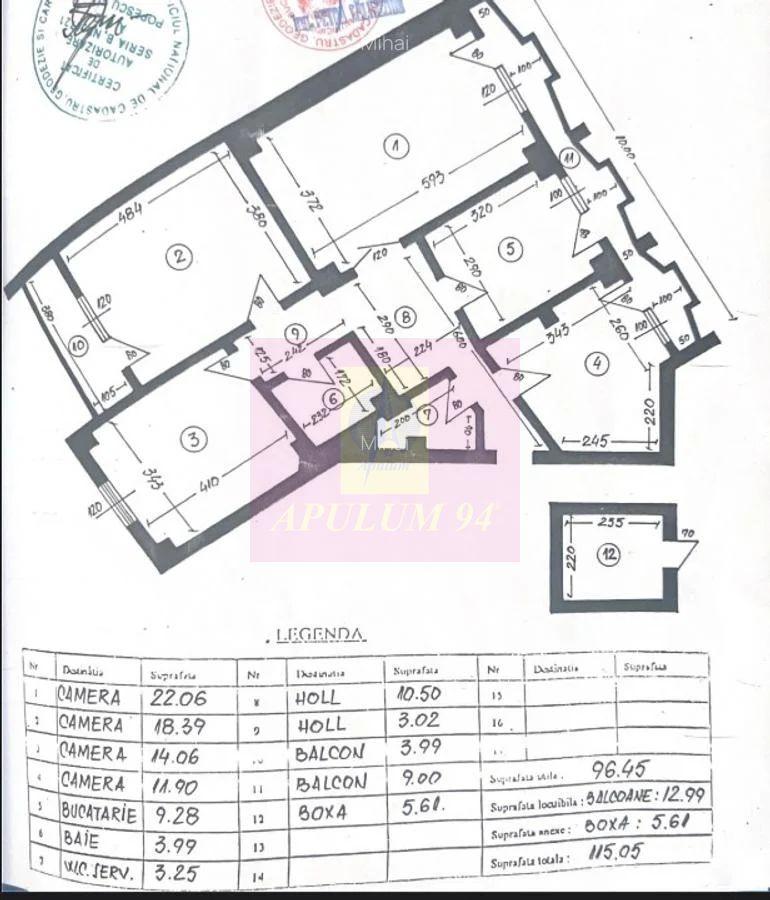 Vanzare apartament de 4 camere la Casa Poporului-stradal - 11