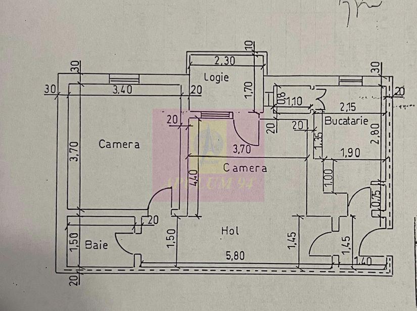Apartament cu 2 camere, spatiu comercial – Campina, central - 6
