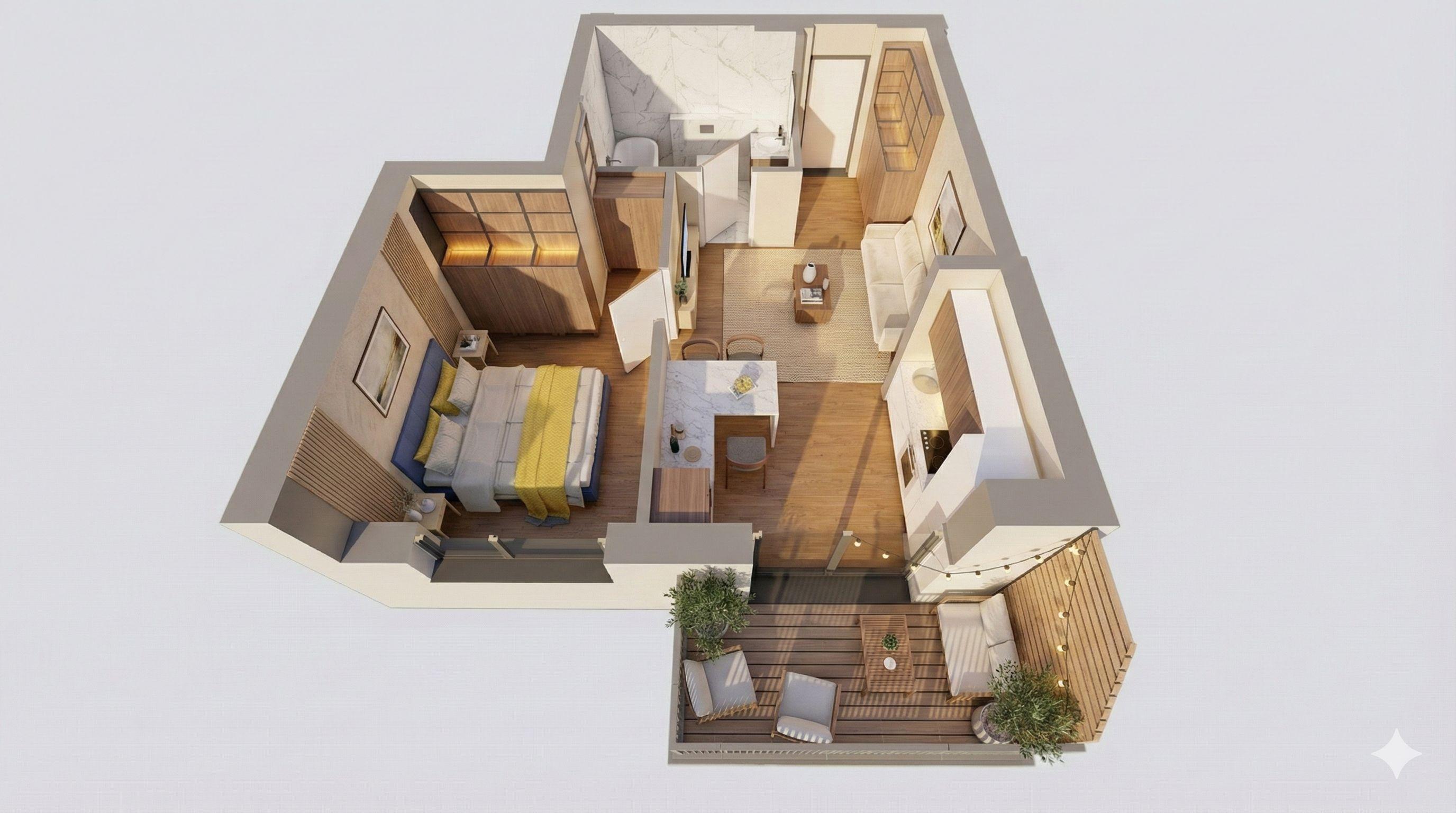 Apartament cu 2 camere– ARED R39 - 7