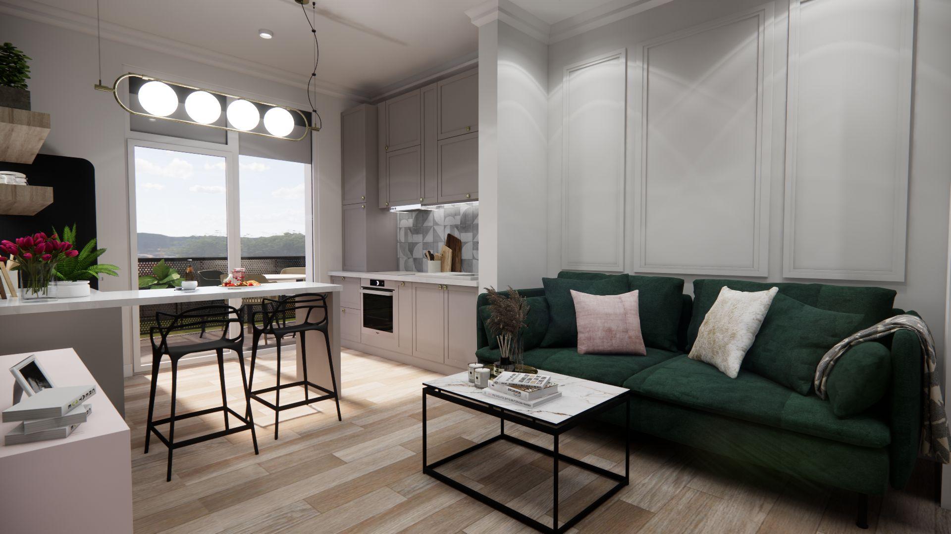 Apartament cu 2 camere– ARED R39 - 1