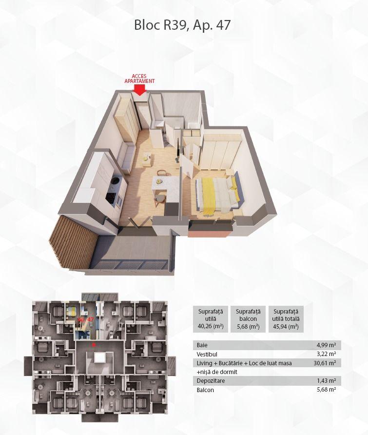 Apartament in complex rezidențial ARED - 9