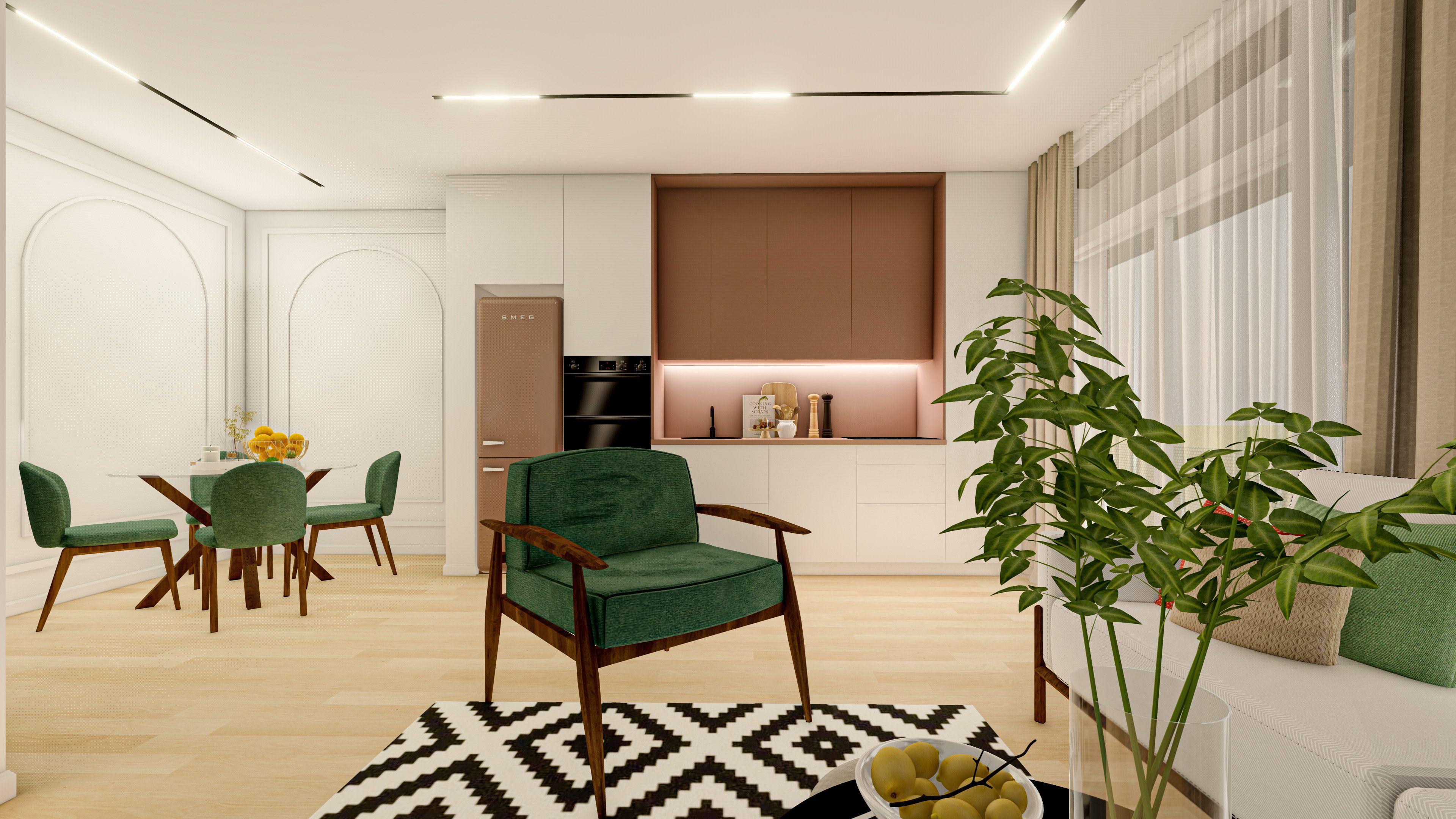 Penthouse 3 camere ARED - 104mp - 2