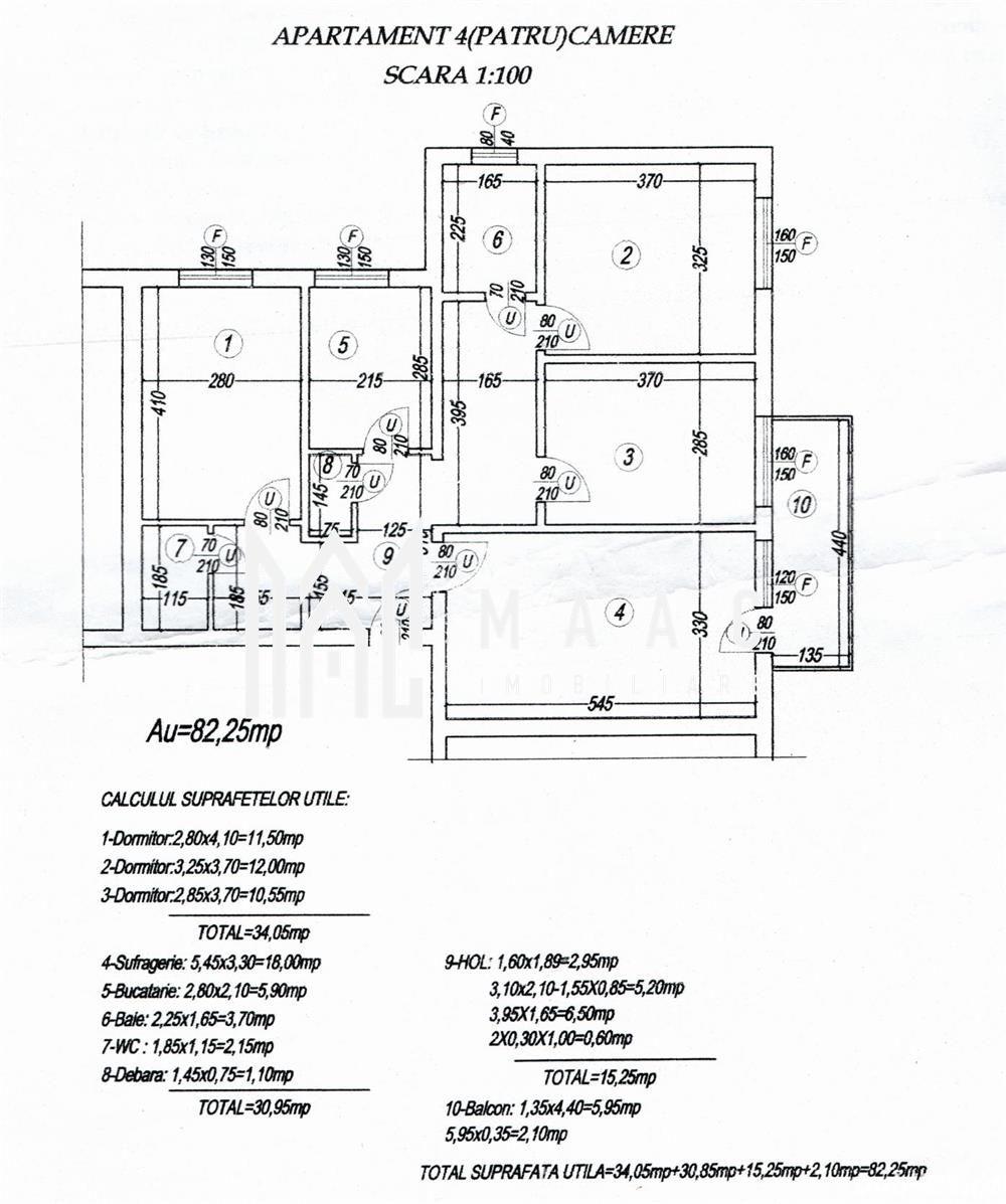 Apartament 4 camere de vânzare | Râmnicu Vâlcea, Nord | panoramic - 8