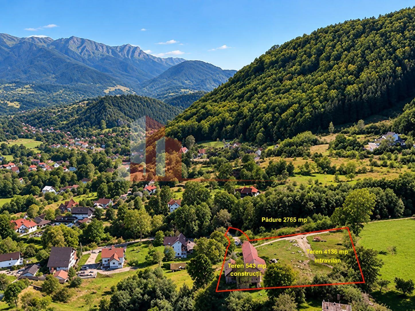 Teren 7.151 mp + casă tradițională în Predeluț–Bran - 5