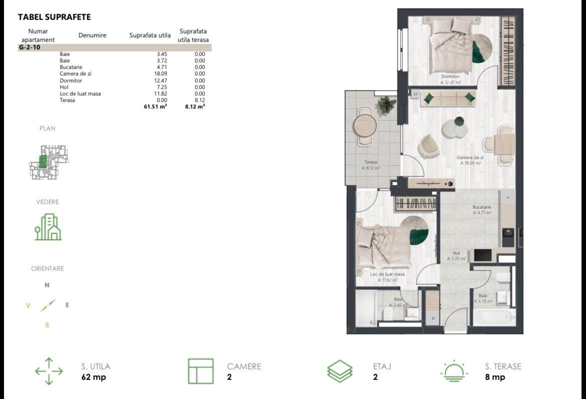 COM 0% Apartament superb cu 3 camere | Denya Forest - 12