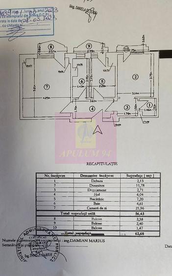 Apartament 2 camere Unirii- adiacent. - 16