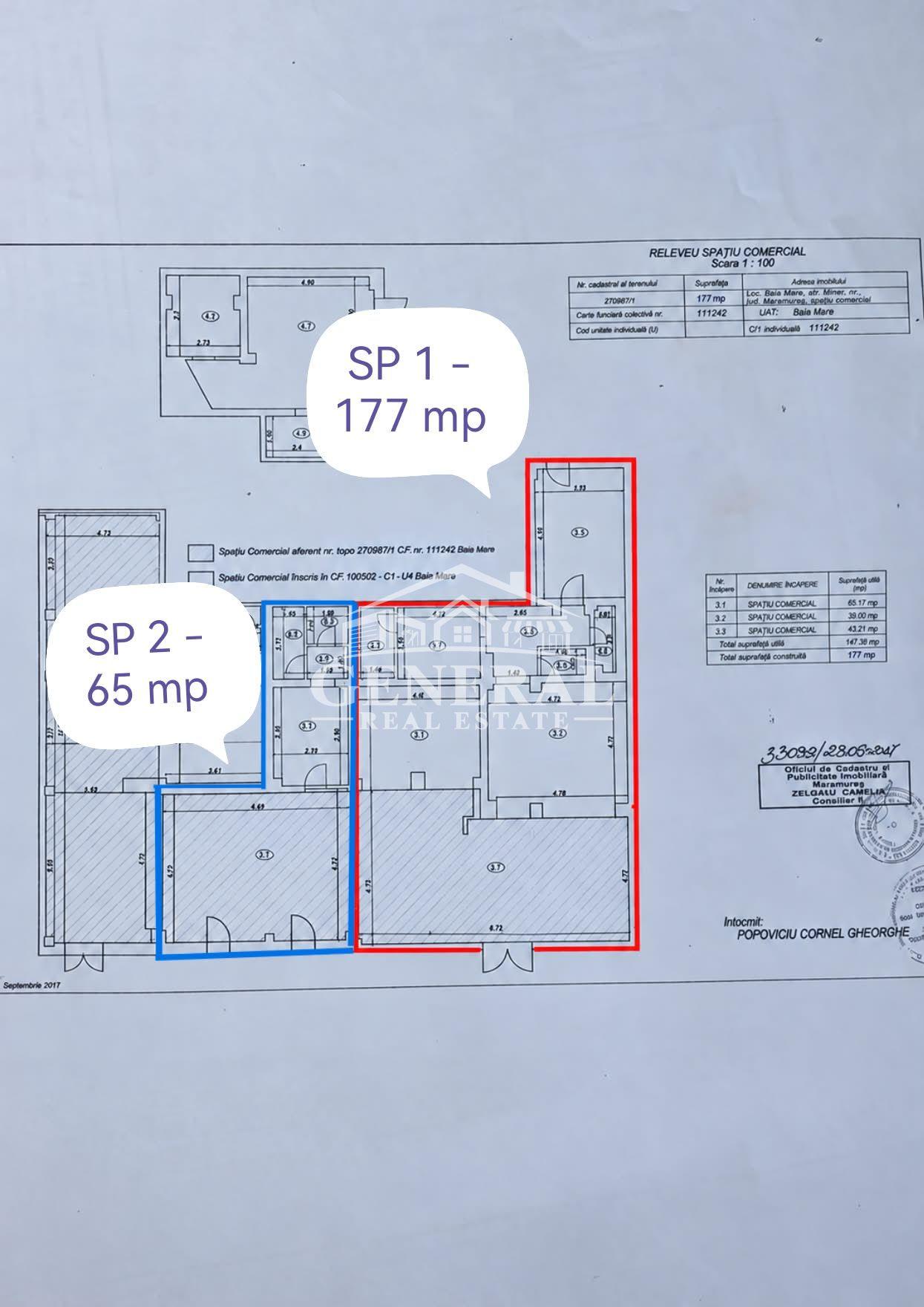 SPATIU de vanzare / inchiriere 177/242m2 pe Bd Decebal Baia Mare - 11