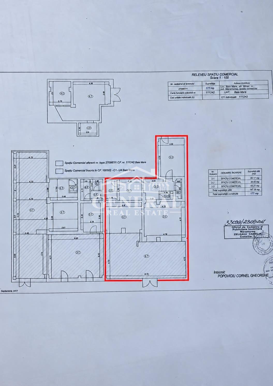 SPATIU de vanzare / inchiriere 177/242m2 pe Bd Decebal Baia Mare - 10