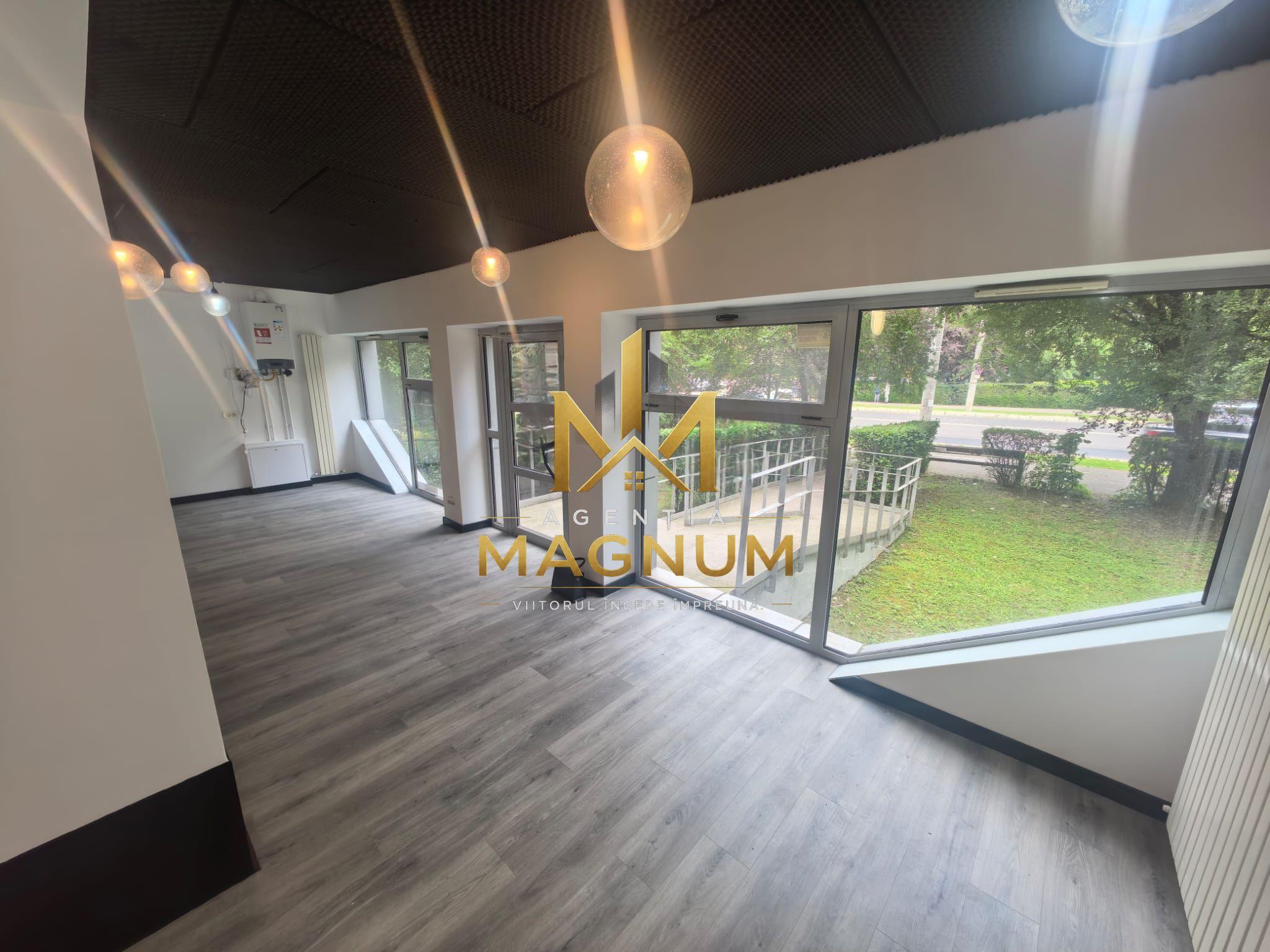 Spațiu comercial renovat, vitrină 10 m, bulevard principal, parter - 1