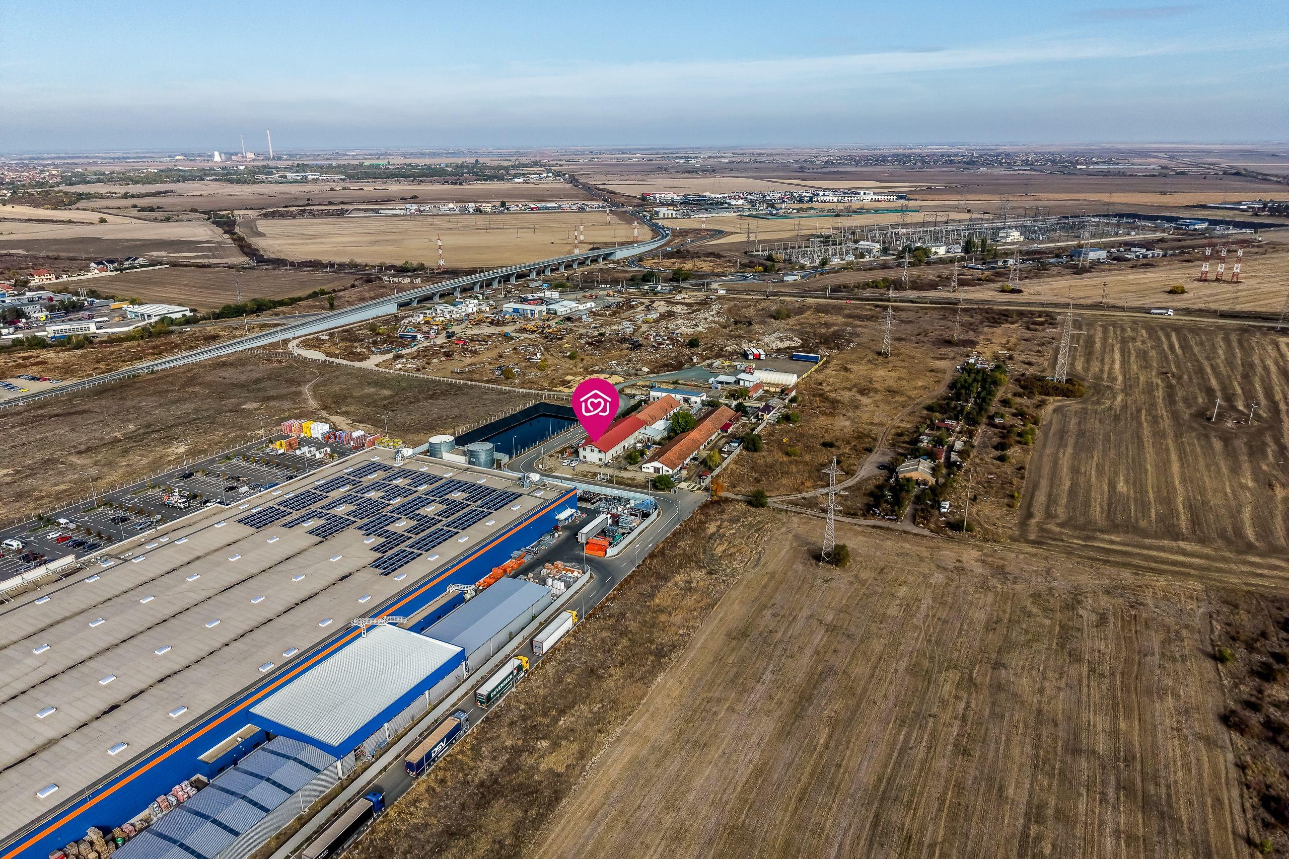 Hală industrială lângă DEDEMAN, teren 1337 mp si construcție de 814 mp - 1