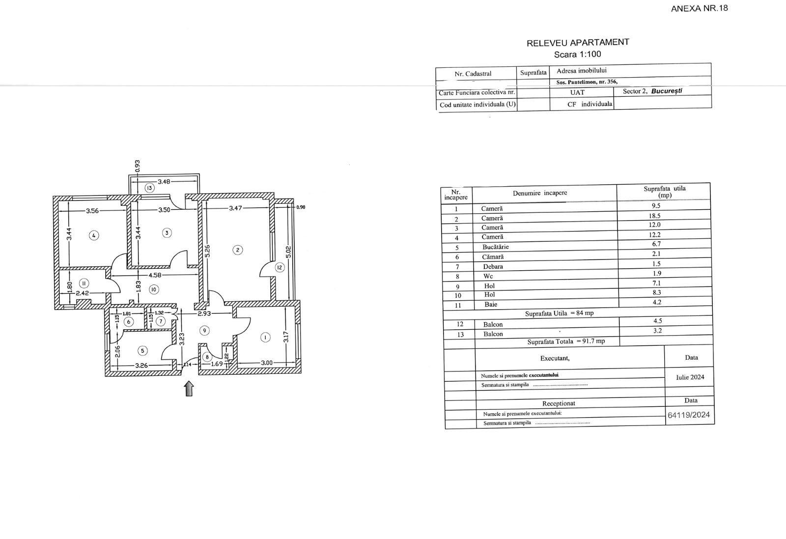 Apartament 4 camere decomandat | 92mp | 2 băi | 2 balcoane pantelimon - 2