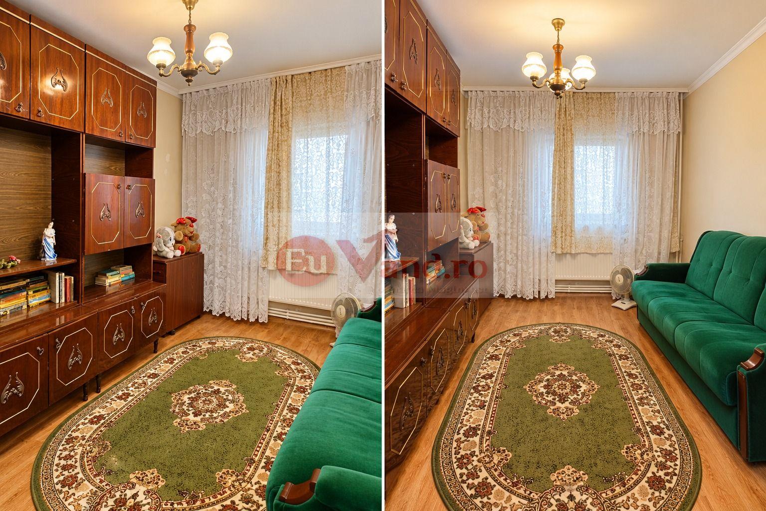 De vanzare apartament cu 2 camere, decomandat – Micro 19, parter, 46.500 E - 5